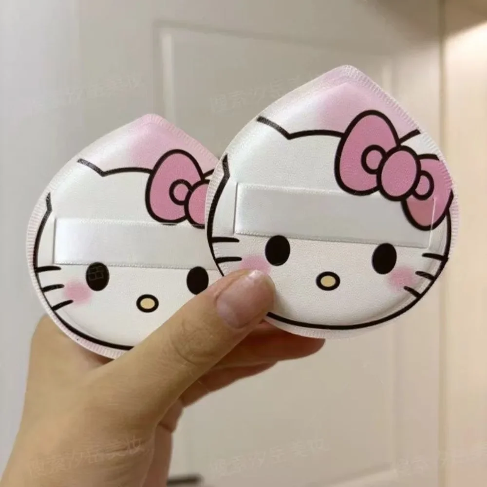Новинка Косметическая пуховка Hello Kitty милые Мультяшные пуховые затяжки Милая