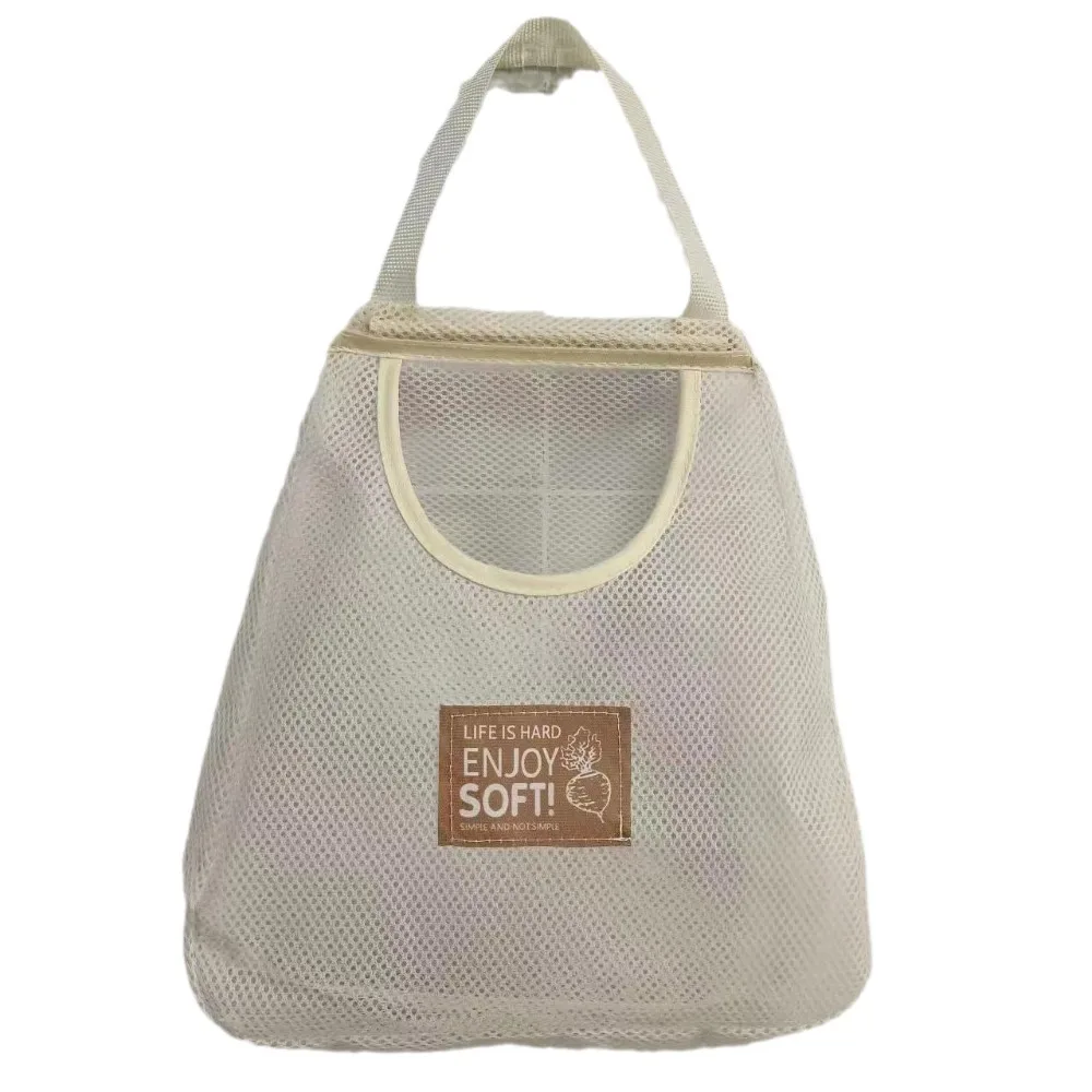 

Бежевая сетчатая сумка для хранения полиэстер