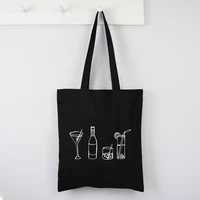 mama need vodka tote bag alcohol drinking canvas shopping bags girls reusable friendly products women wine large bag