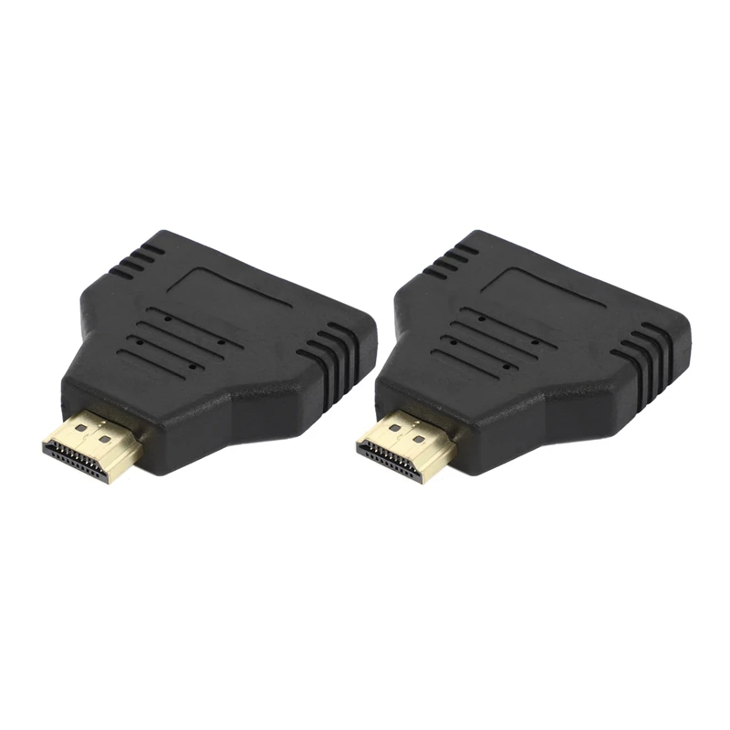 

2x1080P HDMI порт штекер 2 гнезда 1 в 2 выхода разделитель кабель адаптер конвертер Новый