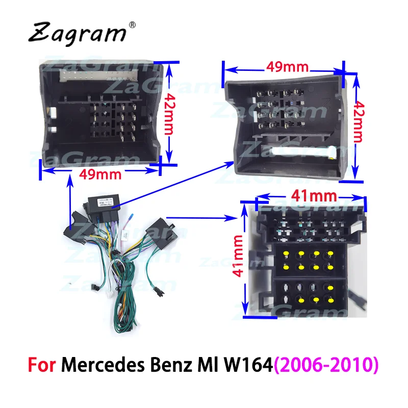 9-дюймовый 2 Din Автомобильный Кабель Fascia Для Mercedes Benz Ml W164 2006-2010 панель Cd Dvd плеер