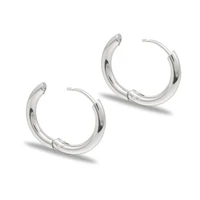 korean v mens round titanium steel earrings mens jewelry accessories hipster rock style punk circle earrings men