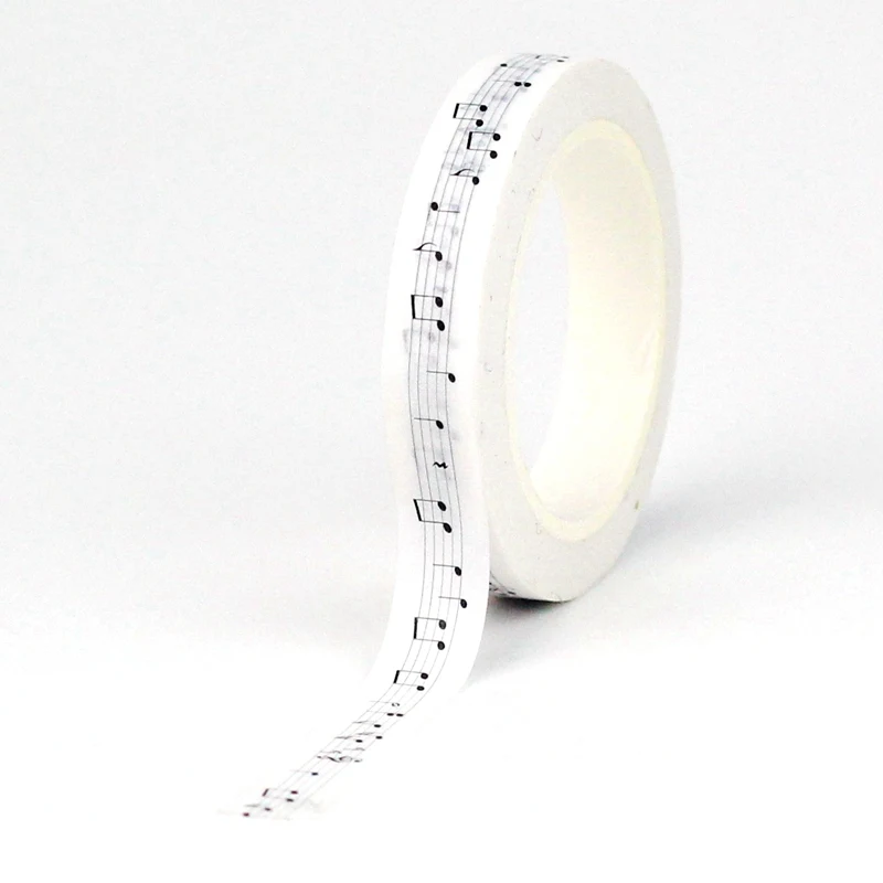 

GREATHOPE WASHI TAPE Музыкальные ноты декоративная лента 10 м