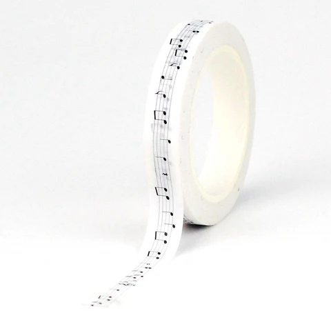GREATHOPE WASHI TAPE Музыкальные ноты декоративная лента 10 м