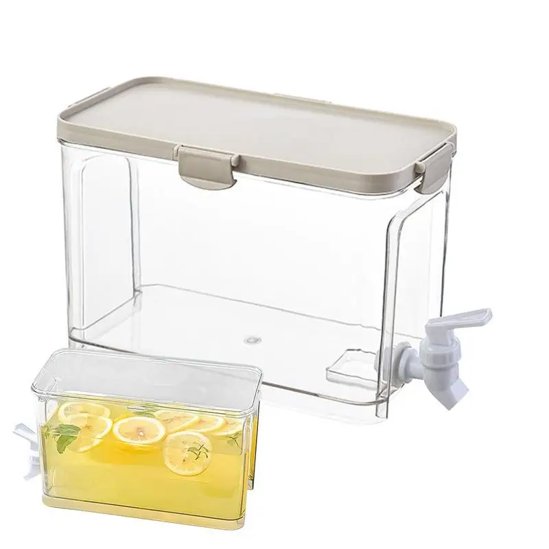 Refrigerator Cold Kettle Freezer Watter Jag Beverage Dispenser With Spigot Serve Ware Large Storage Party Drink For Summer