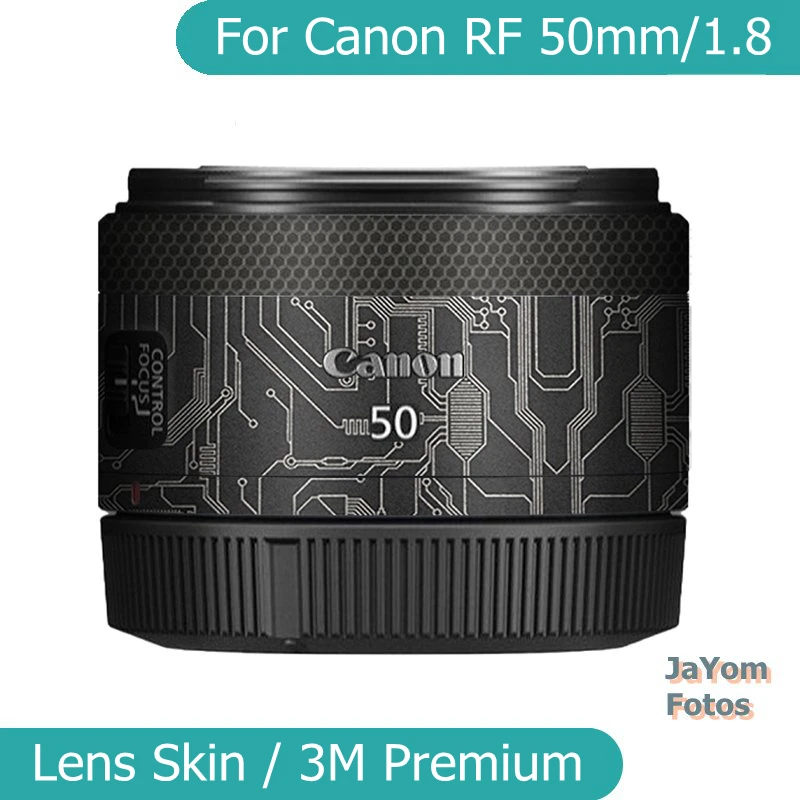 

RF50mm/1.8 наклейка на корпус объектива камеры защитная пленка наклейка для Canon RF 50mm 1,8 Macro IS STM 50 F1.8 RF50MM RF50