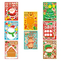 christmas sticker 8pcsset self adhesive wrapping stickers decals supplies for baking biscuit dessert candy packaging