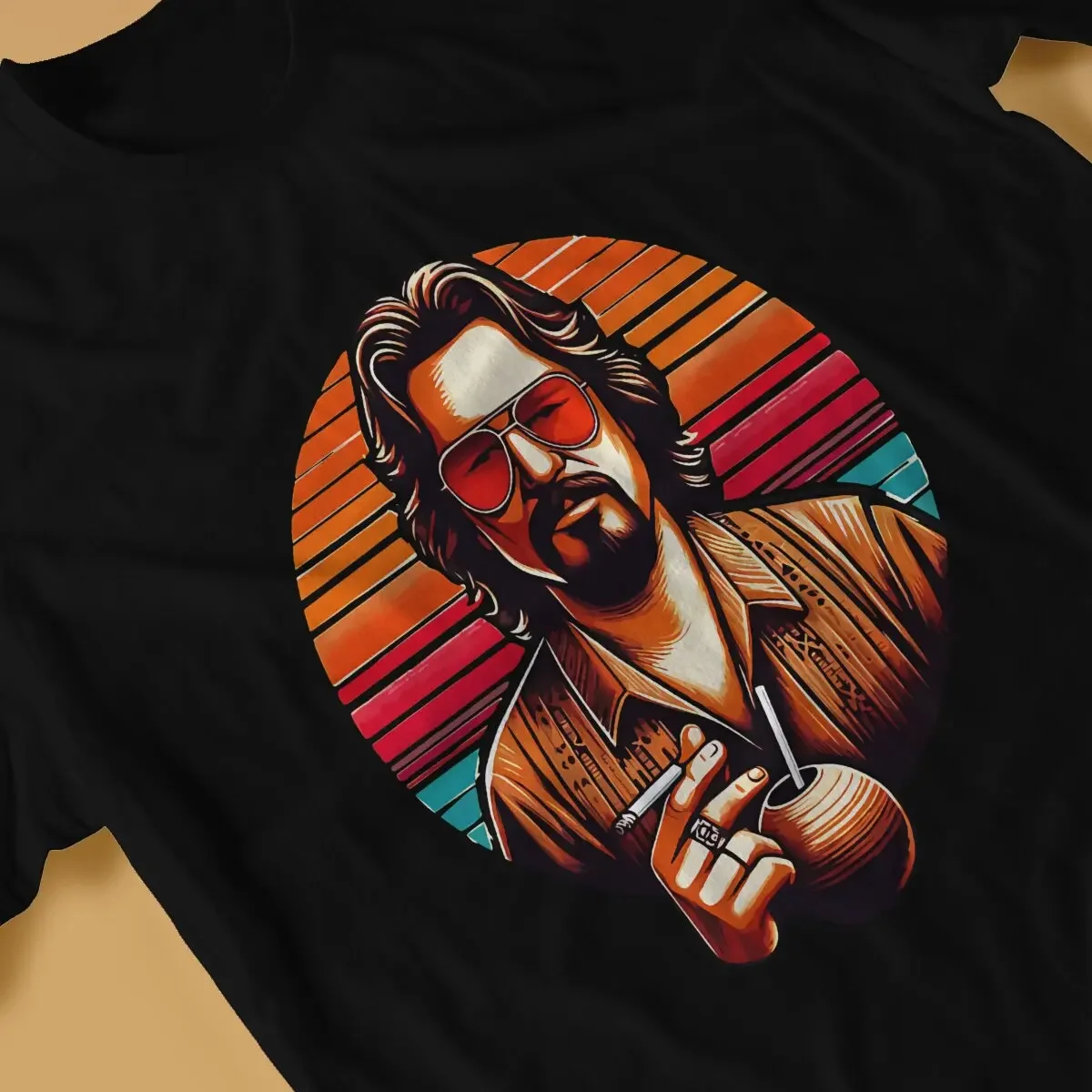 Мужская футболка из полиэстера The Big Lebowski фильма Unseen мужская одежда