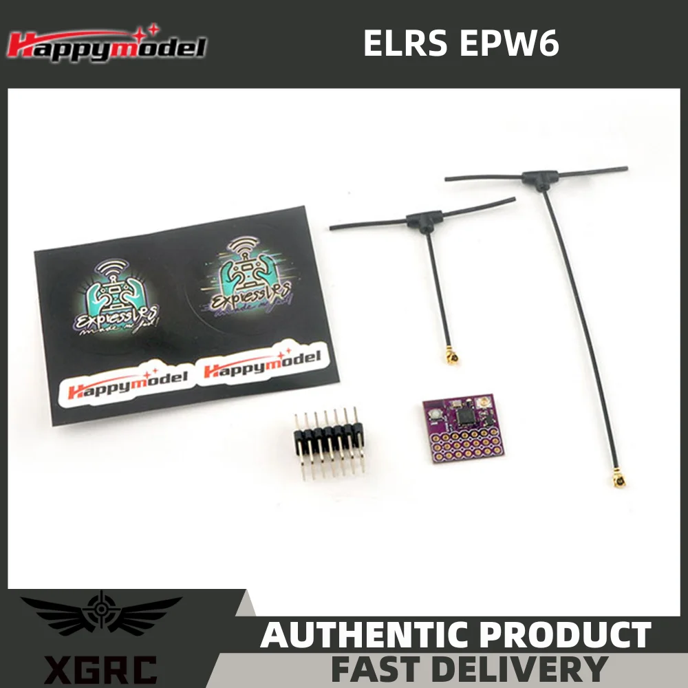 HappyModel ExpressLRS ELRS EPW6 TCXO 2 4 ГГц 6CH PWM приемник EPW5 Модернизированный для