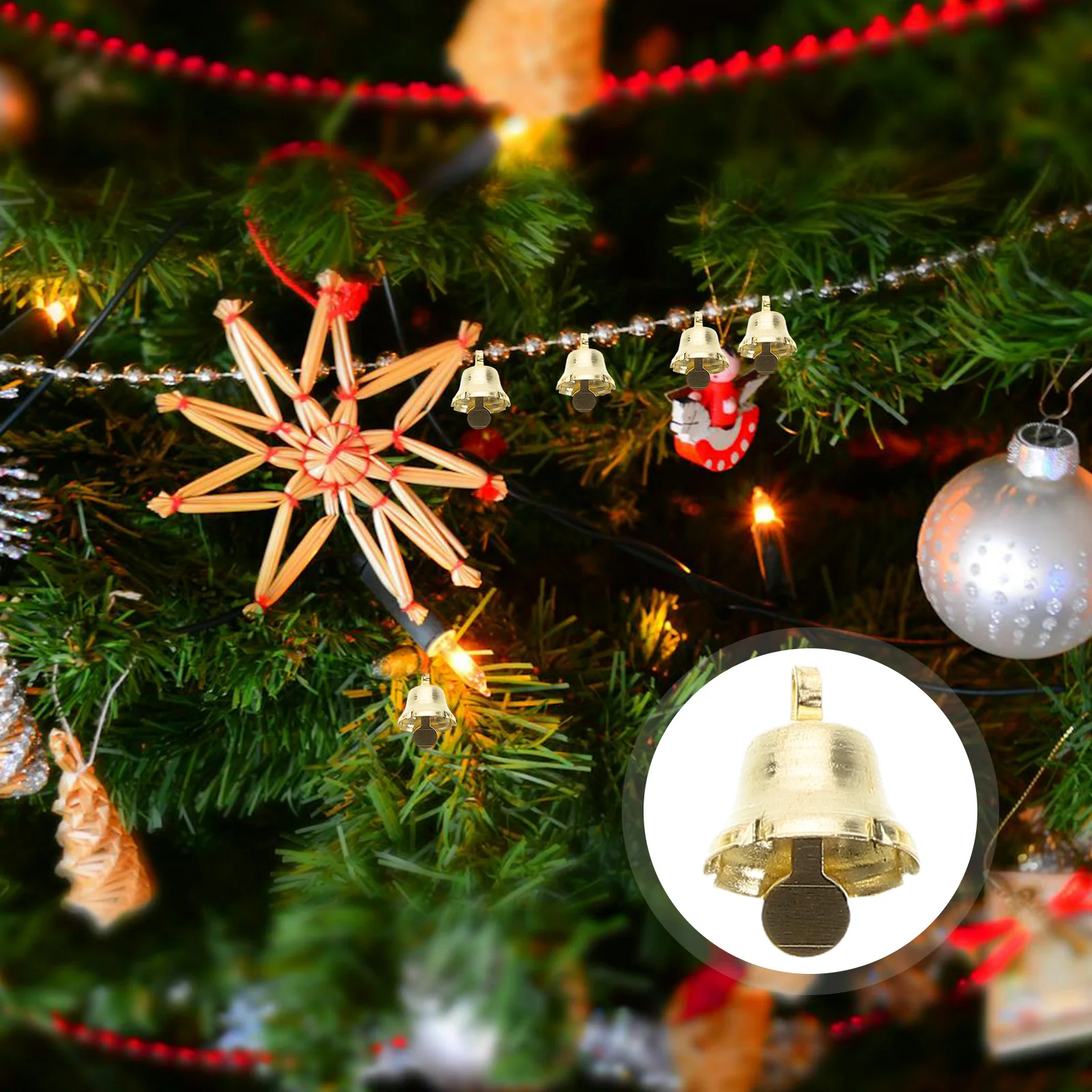 100 шт. DIY подвеска-колокольчик для вечеринки мини-аксессуары колокольчиков