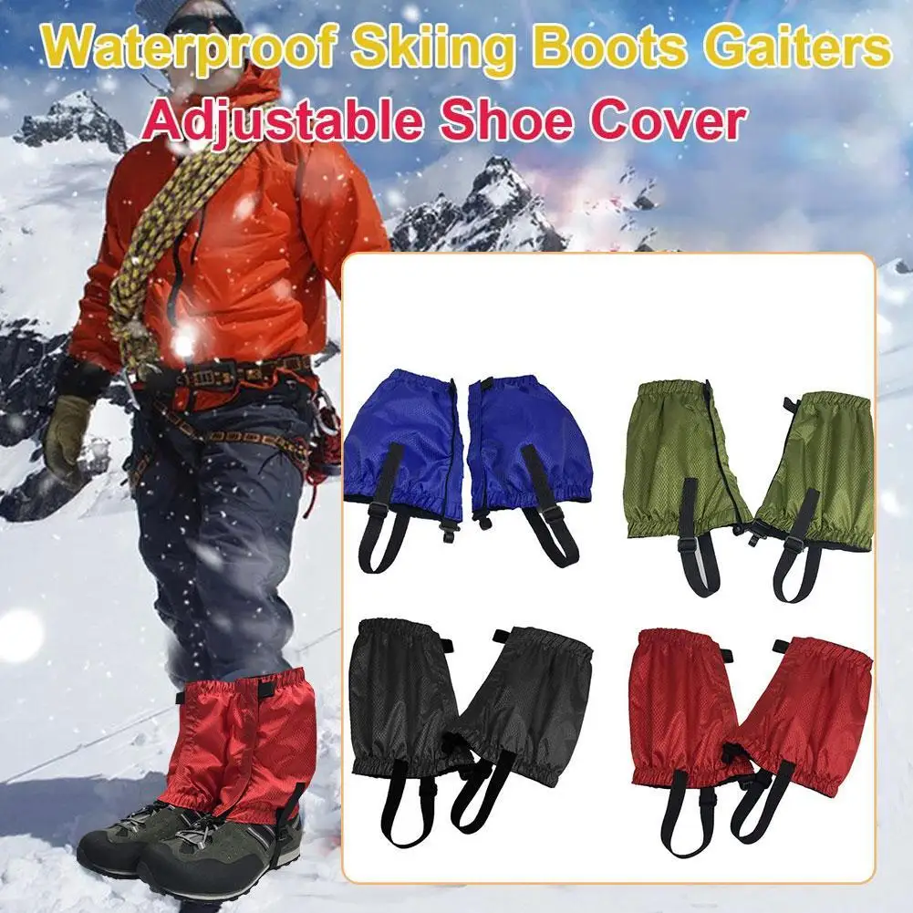 

1 Pair Of Outdoor Leg Covers Outdoor Hiking Snow-Proof Leg Covers Waterproof Leg Protection Guard Cover Climbing Camping Winter