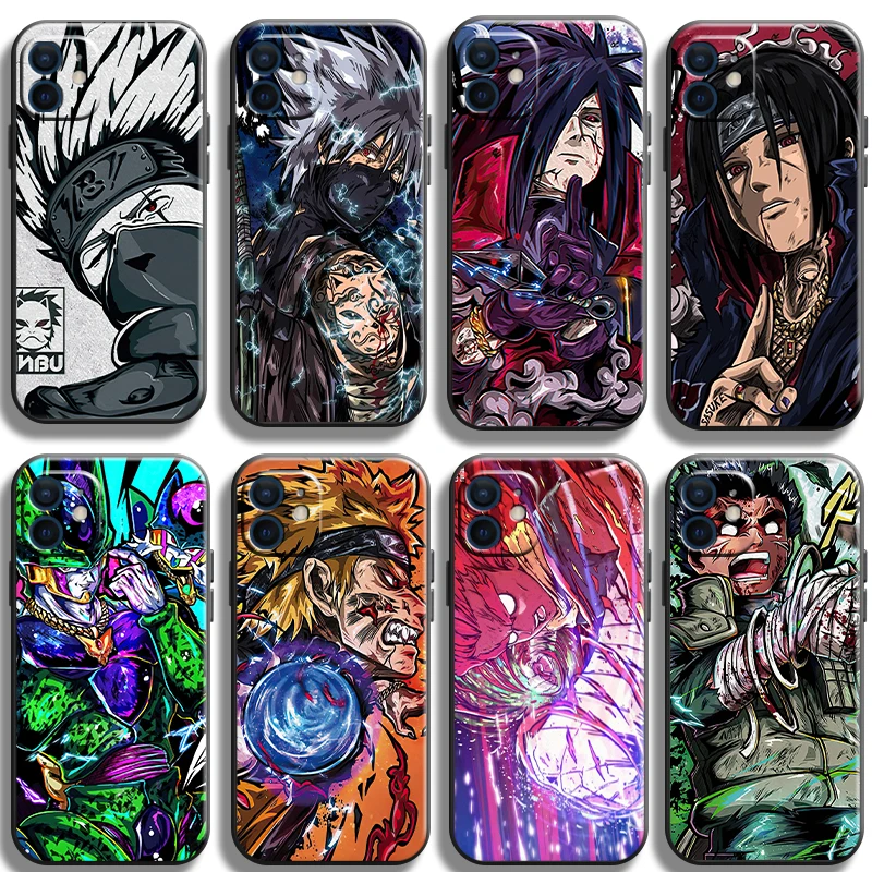 

Japan Anime NARUTO Funda Phone Case For iPhone 11 13 12 Pro Max 12 13 Mini X XR XS MAX SE 2020 7 8 6s Plus Celular Carcasa