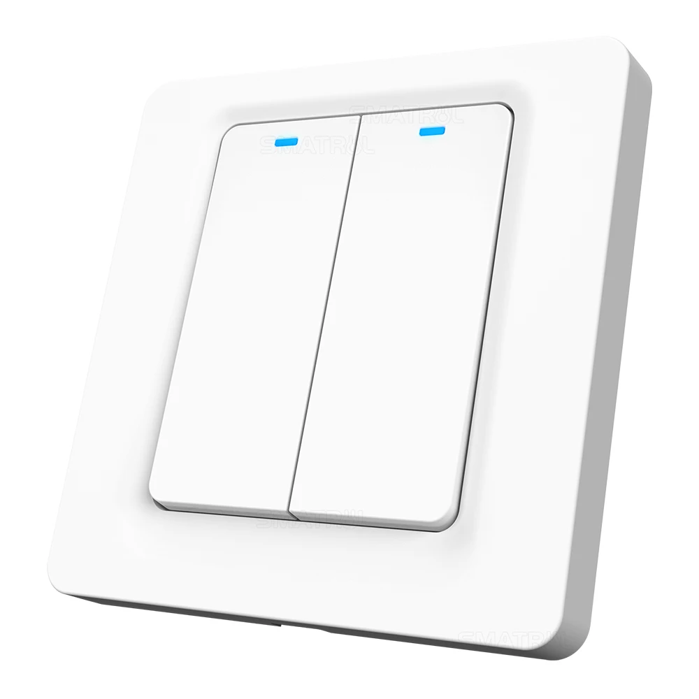 Умный переключатель Tuya Zigbee без нейтрального провода, без конденсатора 1/2/3Gang, настенный выключатель европейского стандарта, приложение Smart Life, голосовой для Alexa Google