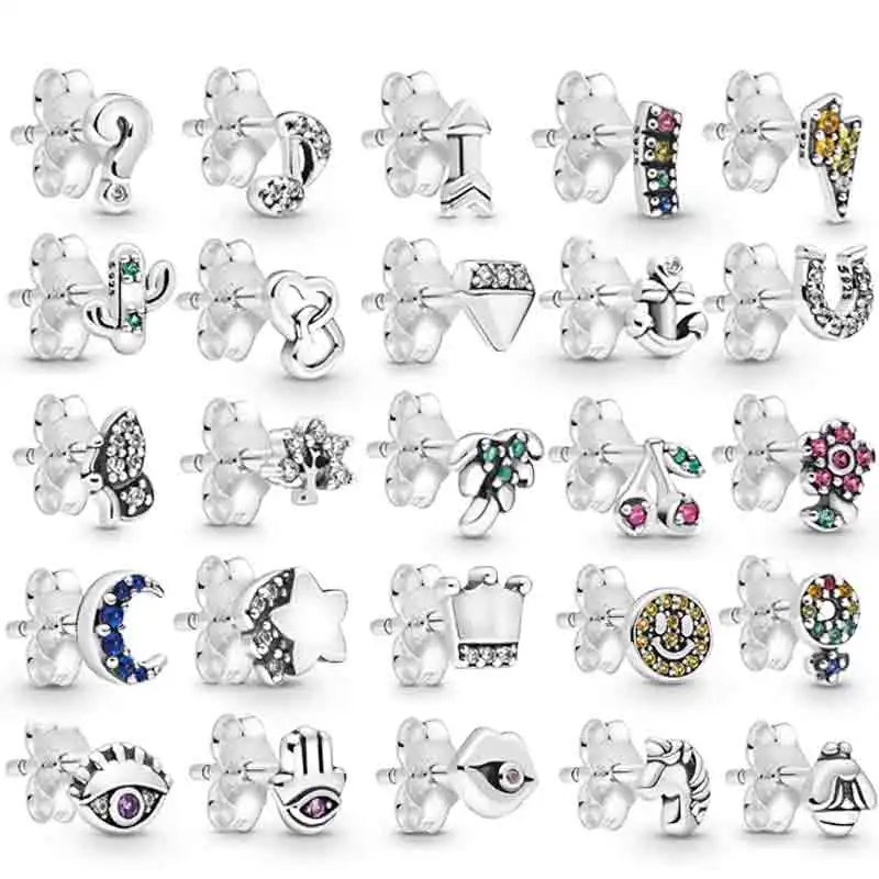 

Серьги Pdb ed 2 925 пробы серебряные 1: 1 улыбающееся лицо с вопросом и знаком Луны изысканные Женские Ювелирные изделия Подарочные жемчужные сер...