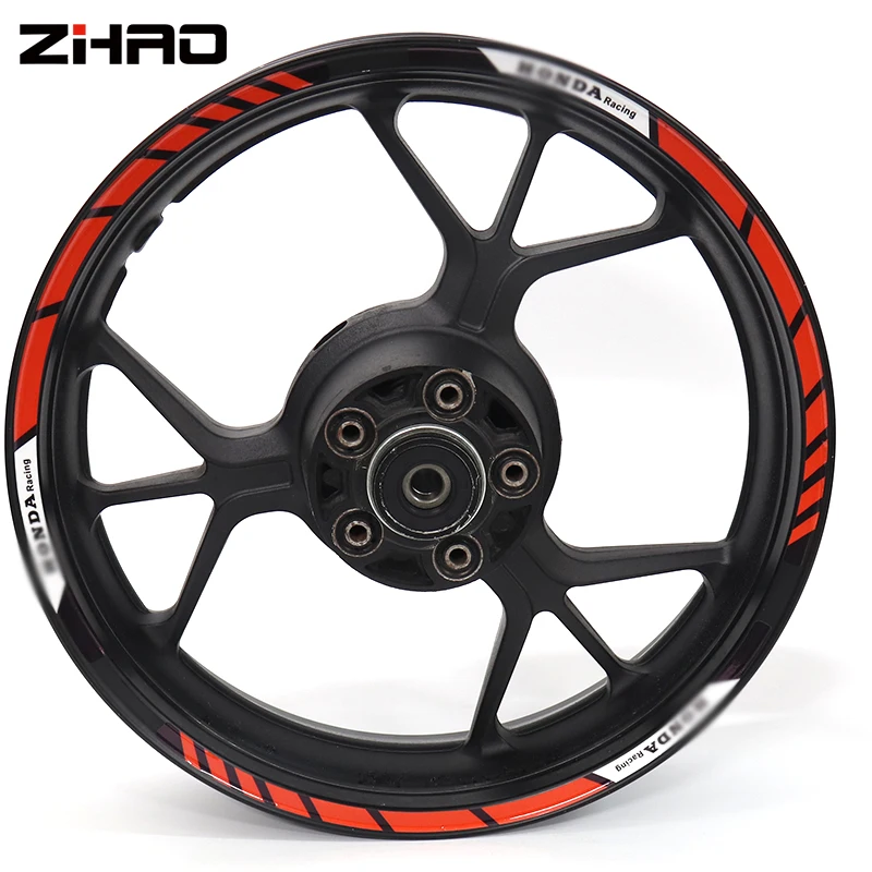 Новинка Высококачественная наклейка на колесо мотоцикла полоса светоотражающий