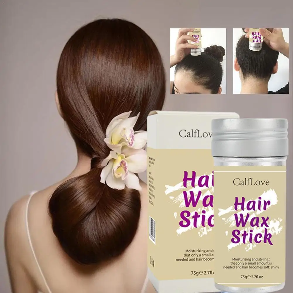 

75g Strong Hold Hair Wax Stick For Hair Styling Wig Knots Healer Gel Stick Thin Baby Hair Perfect Line