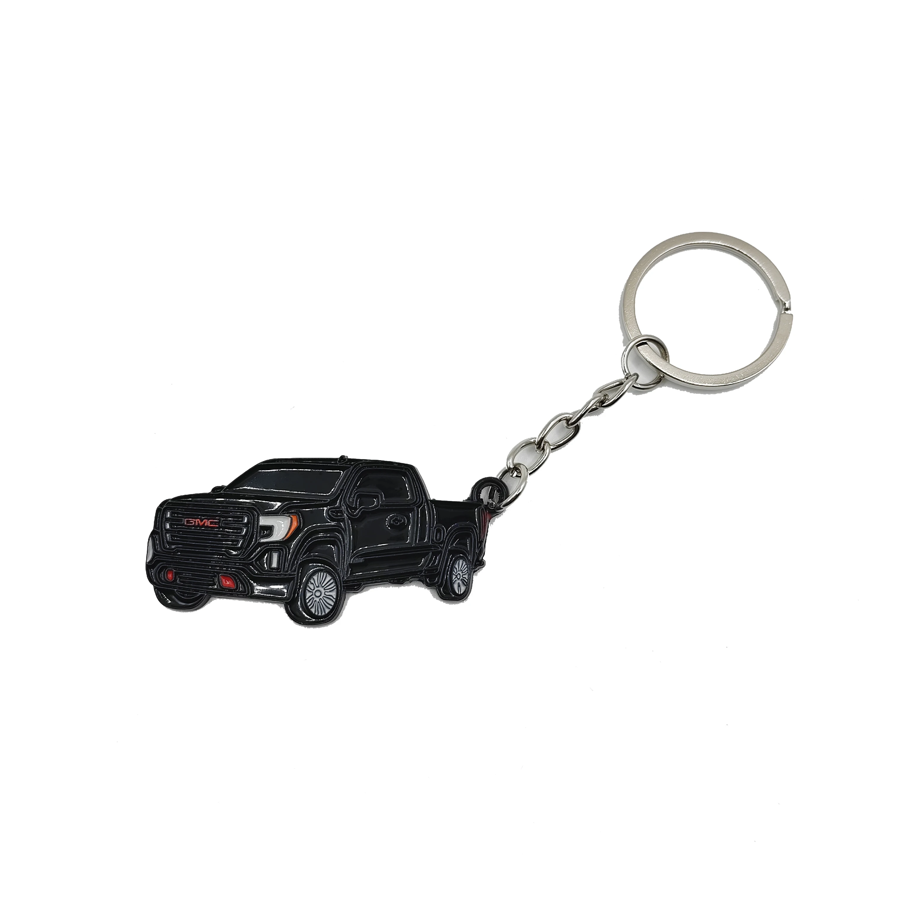 

1 шт., модель автомобиля без покрытия из сплава, кулон, брелок, металлический брелок, подходит для GMC 2020, прочные аксессуары для декора