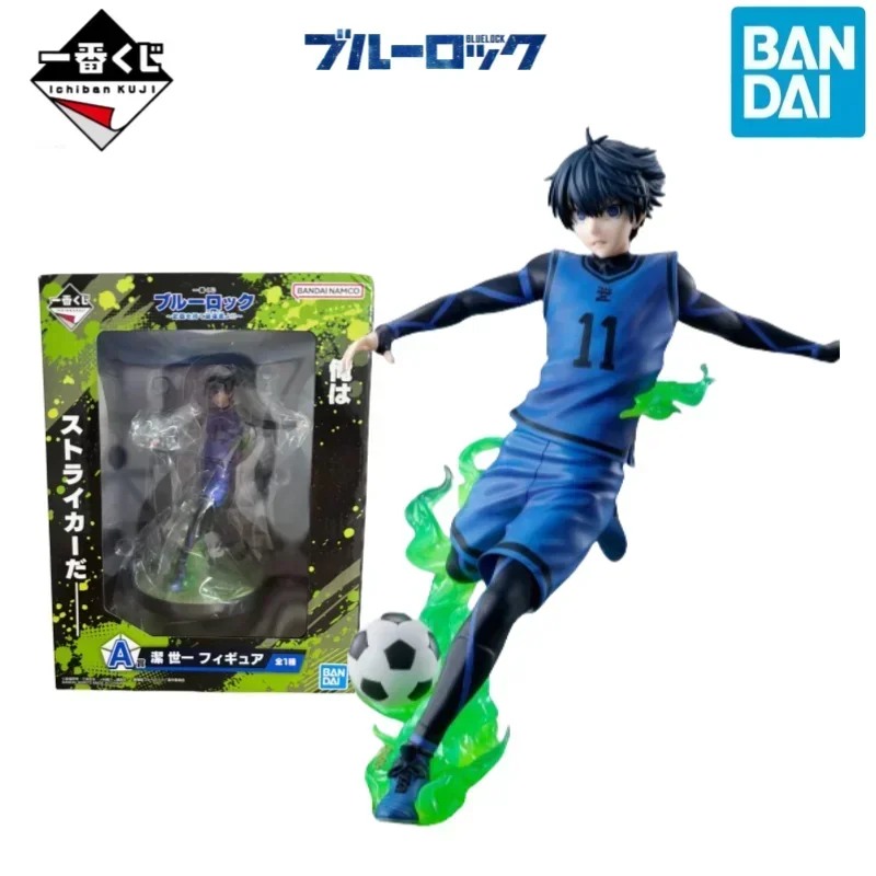 Фото В наличии Bandai Original BLUE LOCK Ichiban KUJI Isagi Yoichi Bachira Meguru Nagi Seishiro Mikage Reo Аниме Фигурки Игрушки №2