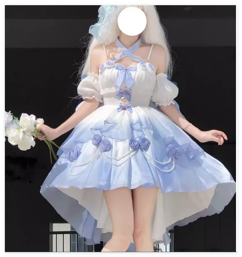 Xianqi Элегантное свадебное платье с светлым цветком и полым передом короткое сзади