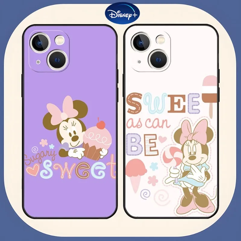 

Disney Minnie Mouse Cartoo Phone Case Funda for Iphone 12Pro 13 11 Pro Max Xr X Xs Mini Pro Max for 6 6s 7 8 Plus Design Shell