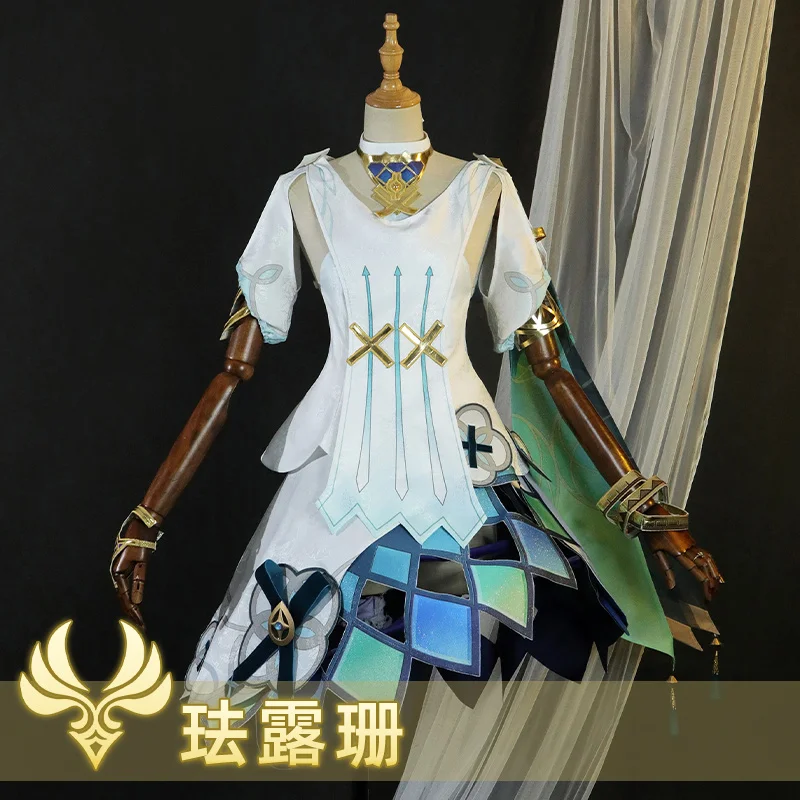 

Аниме Genshin Impact Faruzan Lolita Dress Боевая форма Великолепная игра ролевые игры Косплей Костюм Хэллоуин Карнавал женщины 2022