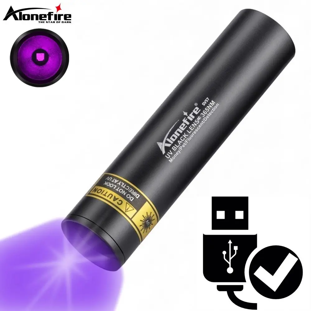 

AloneFire SV57 Ультрафиолетовый Фонарик