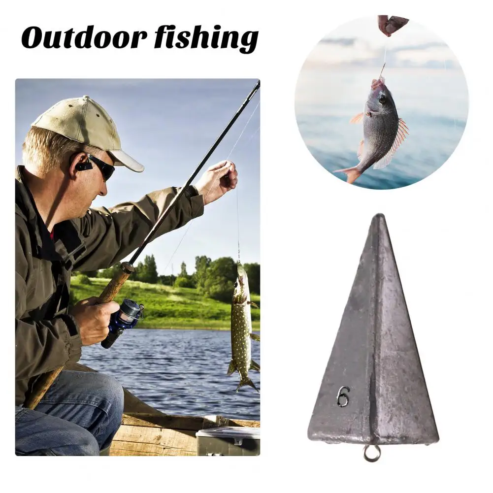 Рыболовный грузик из свинца рыболовный грузило Премиум треугольная пирамида