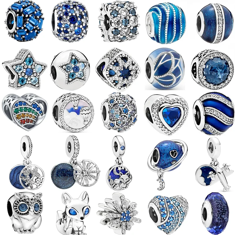

Summer Fashion Jewelry Gifts For Women 925 Sterling Silver Bracelets DIY Designer Charm Fit Original Pandora Bangle Beads Joyas