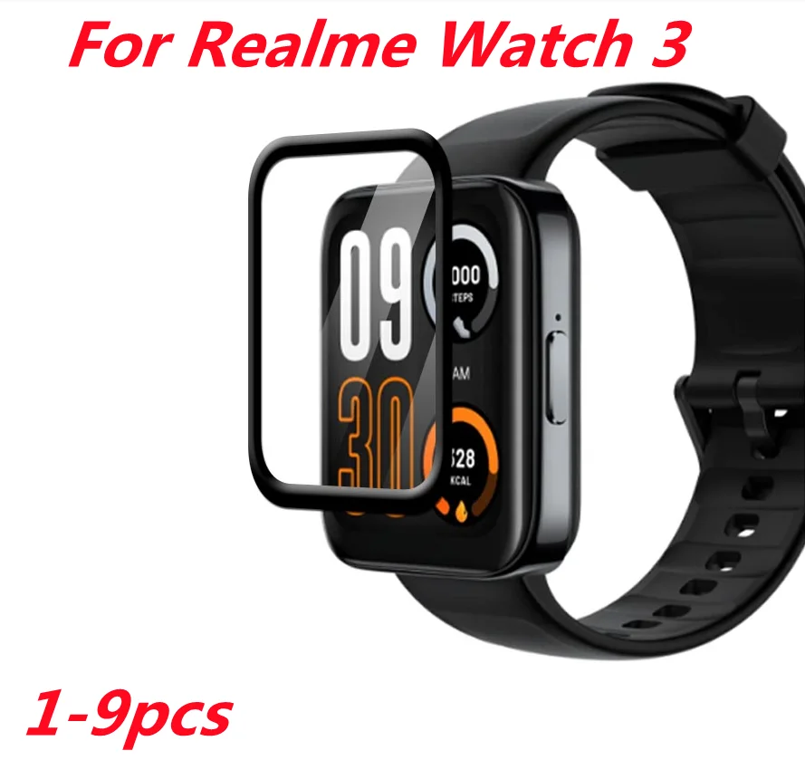 

1/5/9 шт., защитная пленка для часов Realme 3, 45 мм