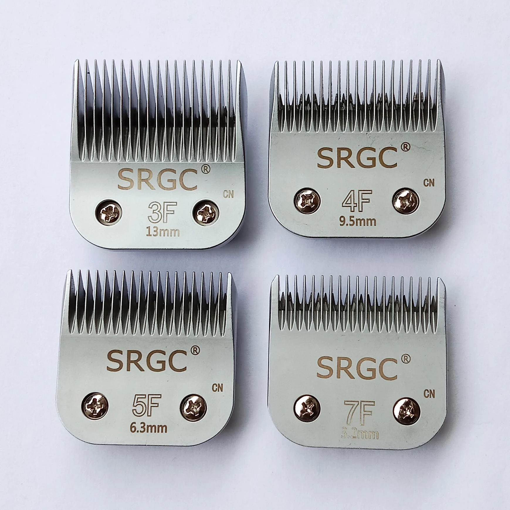 4pcs/lot 3F+4F+5F+7F Free shipping A5 steel blade fit Andis Oster Heiniger Laube Moser clipper