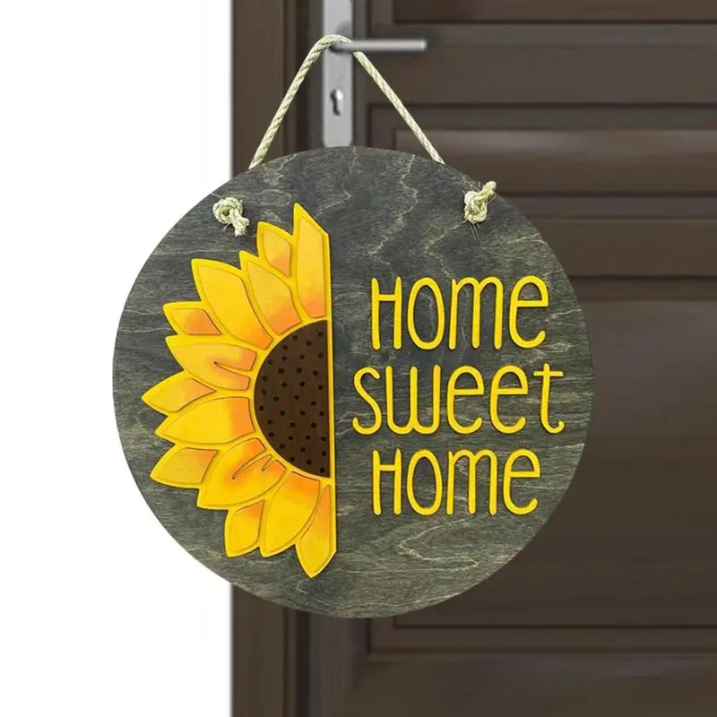 

Знак приветствия Подсолнух, деревенский венок, знак для лета, деревенский венок, украшение для дома, ресторана, магазина, подарок