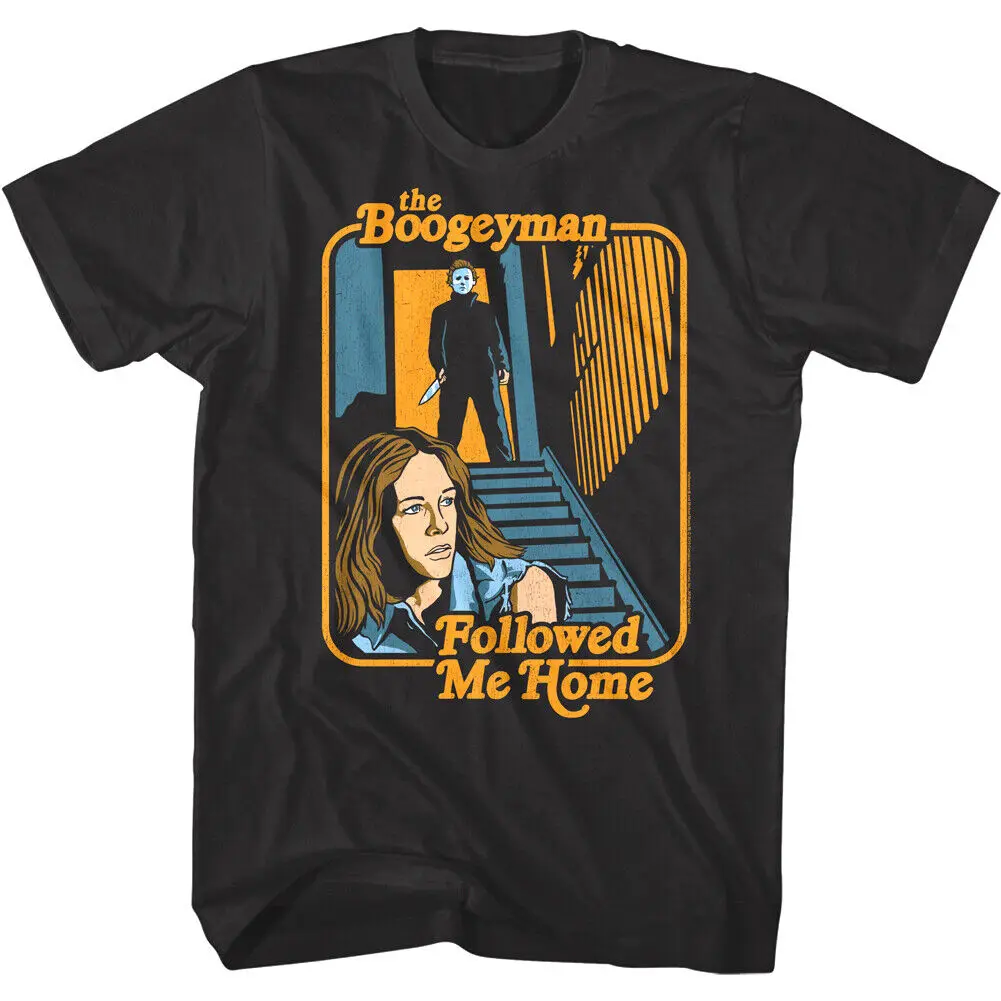 Мужская футболка с рисунком на Хэллоуин Boogeyman Follow Me Home
