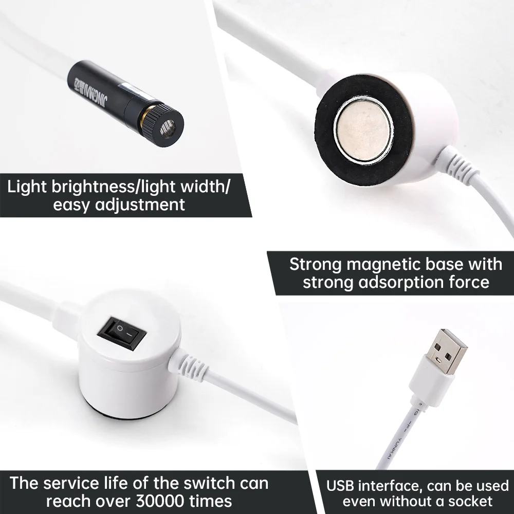 Лазерная лампа с магнитным основанием 5 в пост. Тока