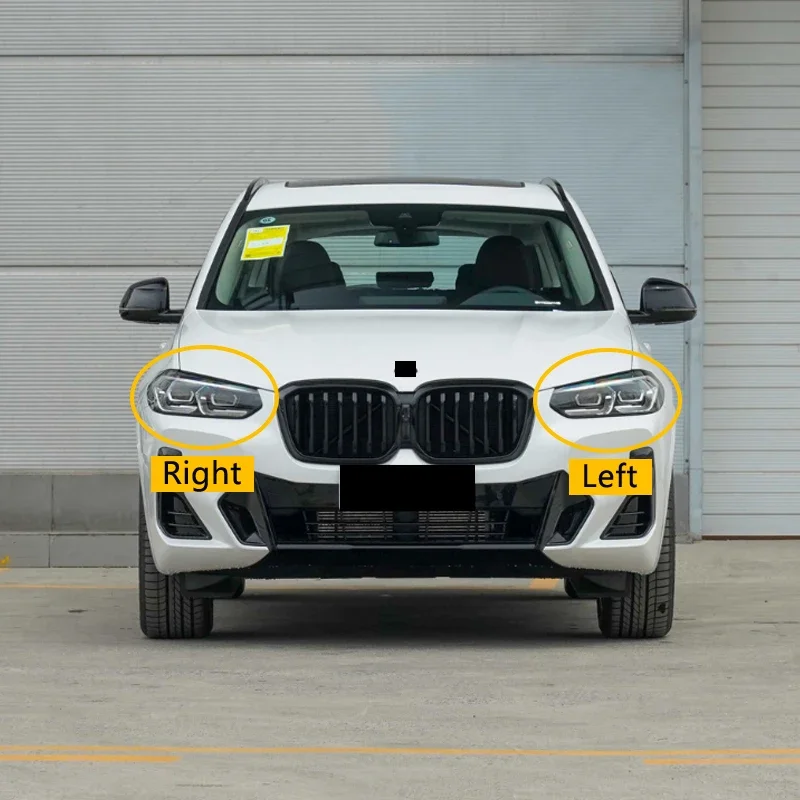 Чехол для передней фары автомобиля BMW X3 G01 G08 2022 дюйма