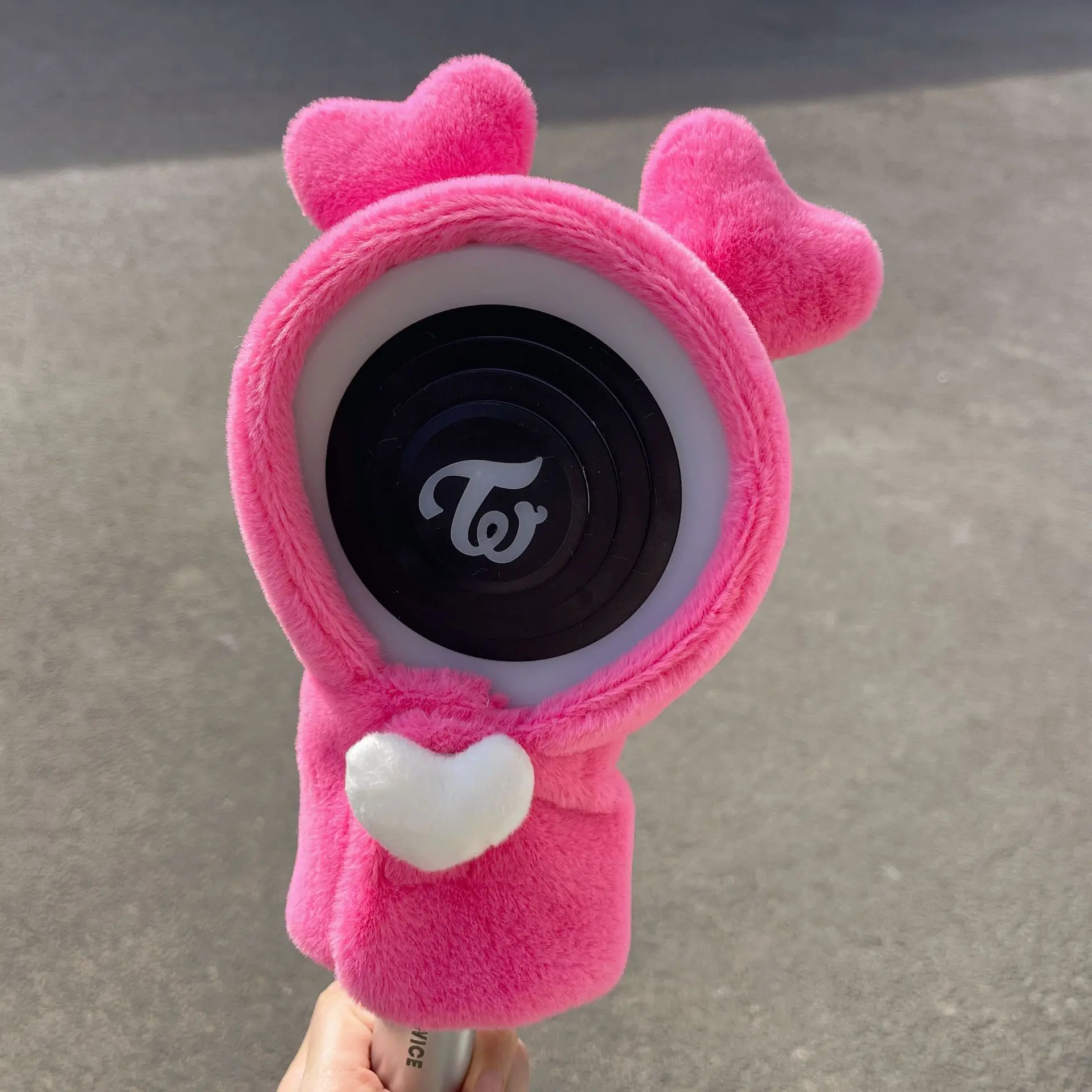 

Kpop Merch TWICE Lightstick Plush Cover Candybong Lovely Concert Light Cape