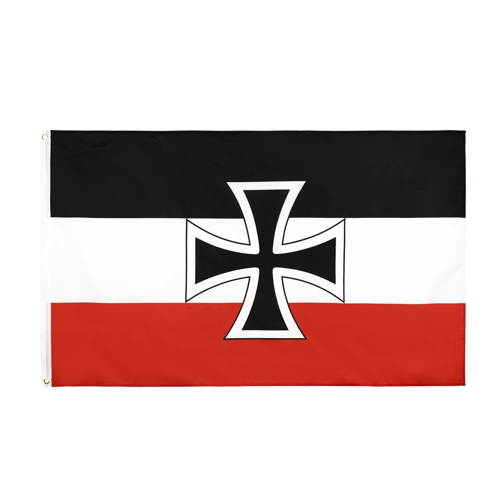 JohninUSEA 60*90cm 90*150cm German Empire DK Reich From 1903 To 1918 Iron Cross First World War Germany Army Flag |