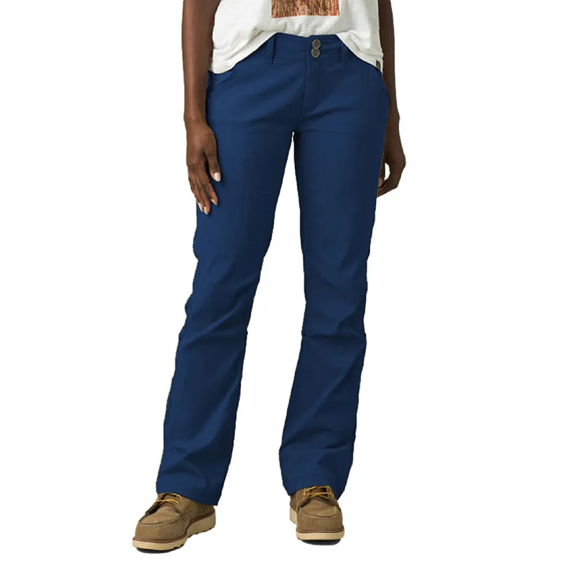 

Женские брюки на молнии, повседневные однотонные свободные прямые брюки со средней талией, на пуговицах, весна-лето 2022