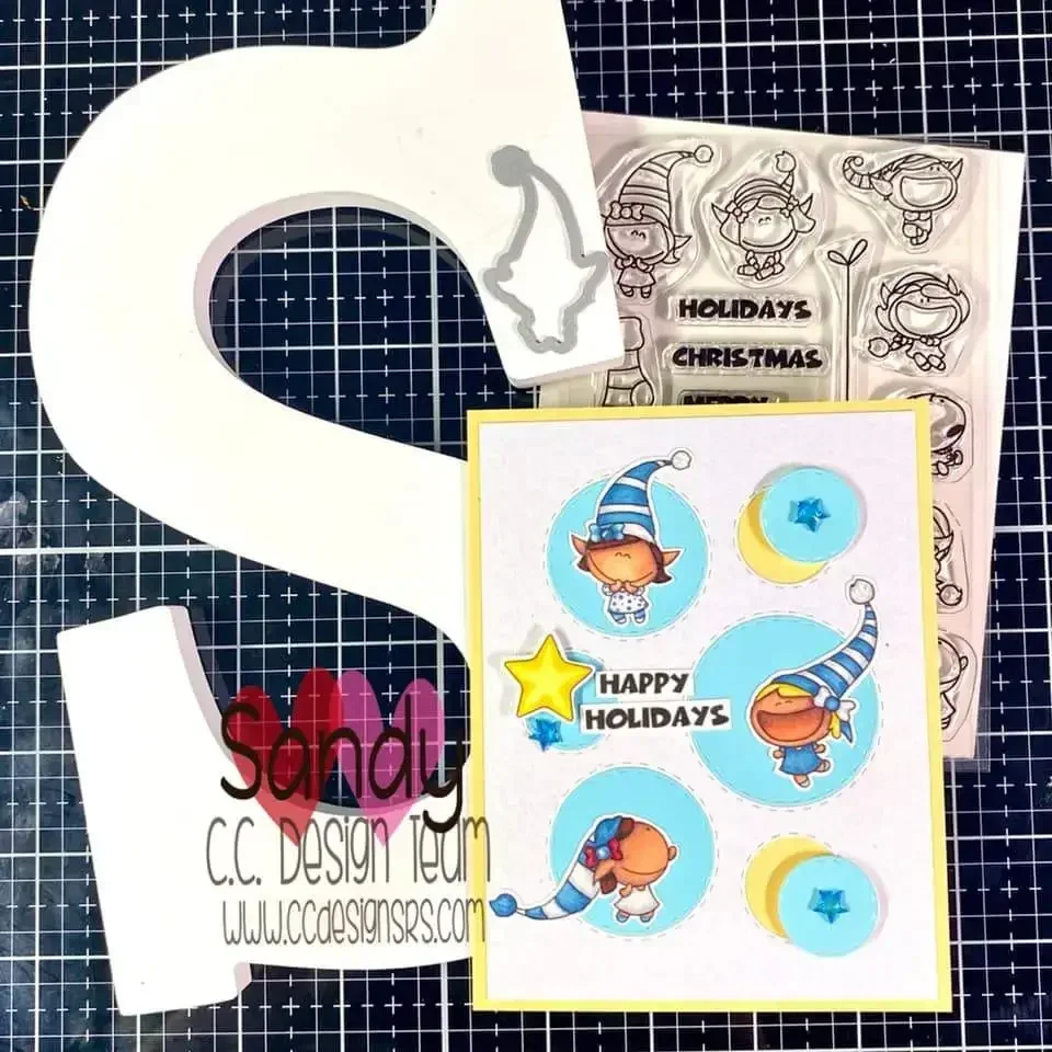 Счастливого Рождества металлические Вырубные штампы и Сделай Сам Скрапбукинг