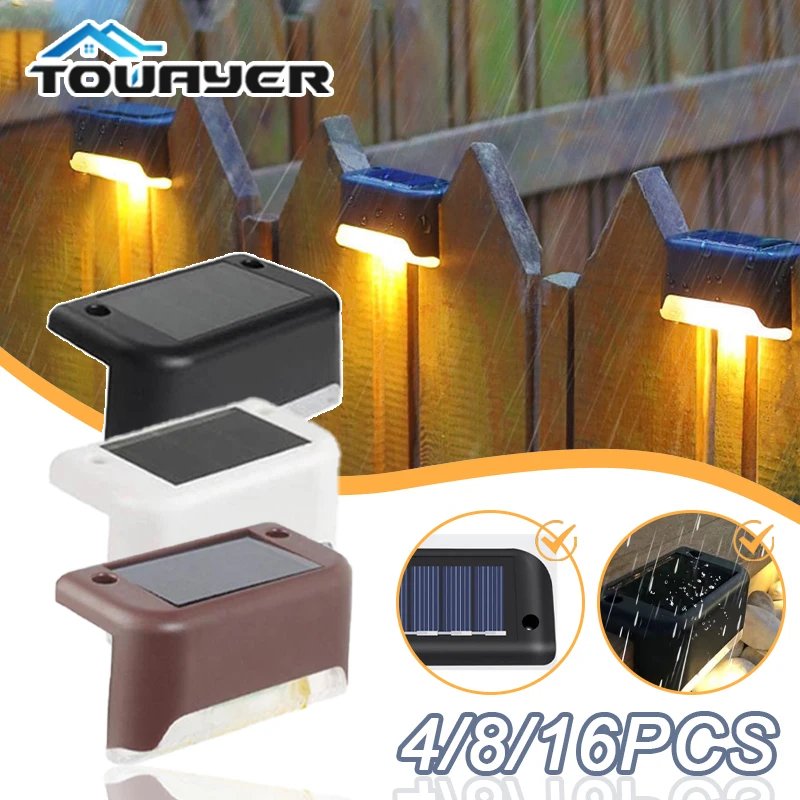 

Уличный светодиодный фонарь на солнечной батарее, водонепроницаемый настсветильник светильник для сада, ландшафта, шагового настольного о...