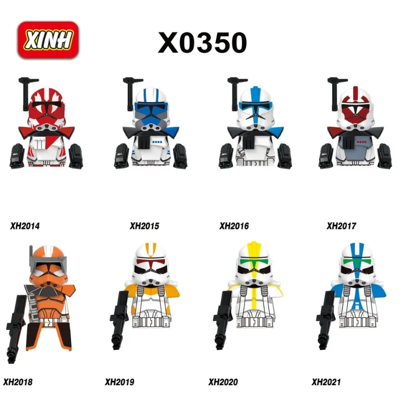 

X0350 Clone Soldier Mini Robot Figure Building BricksBB8 Small Particle Building Blocks Toys Boy Anime Figure Minifigures
