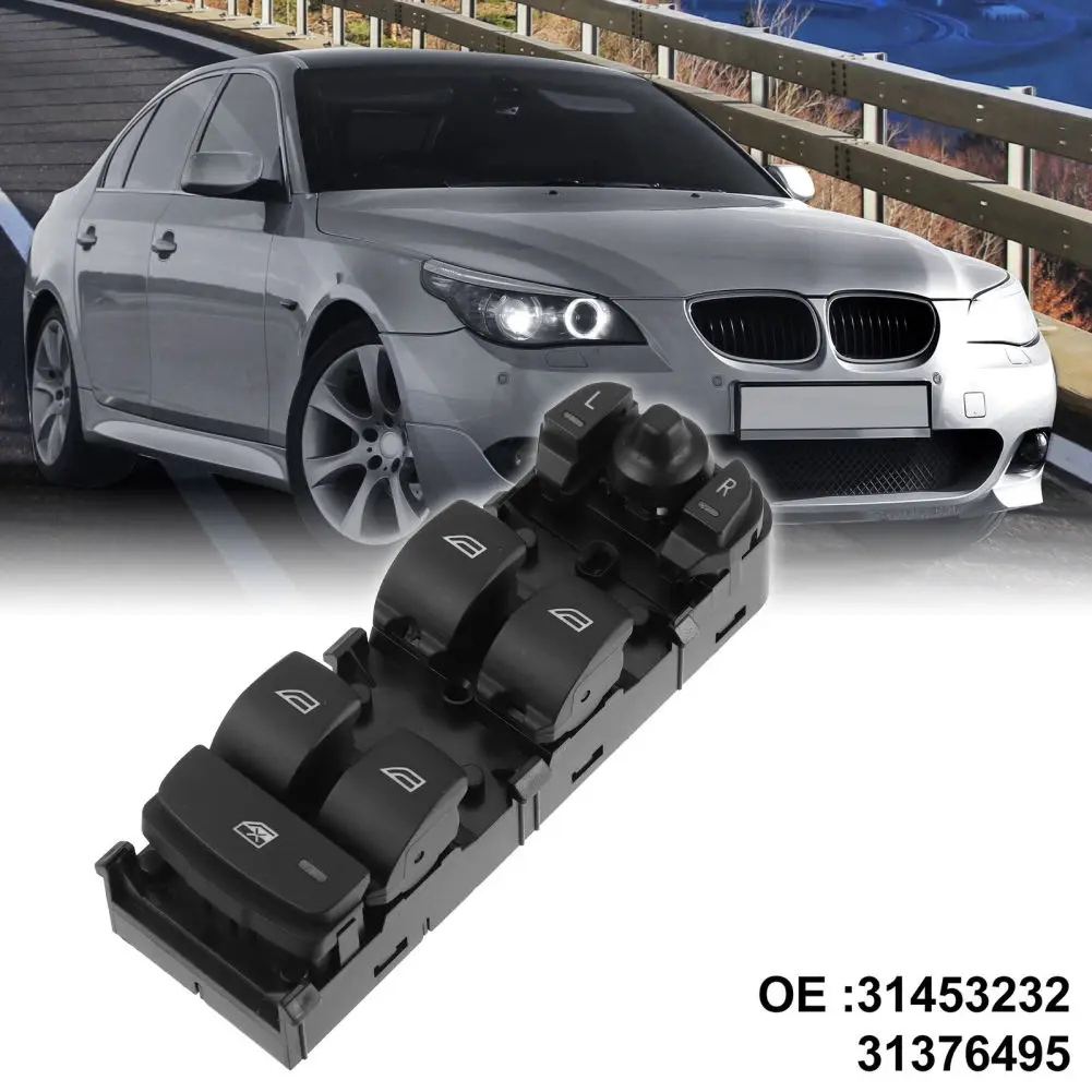 

Car Master Power Window Switch Button Regulator 31453232 31376495 Compatible For S80 2007-2016 / V70 2008-2010 / XC70 2008-2016