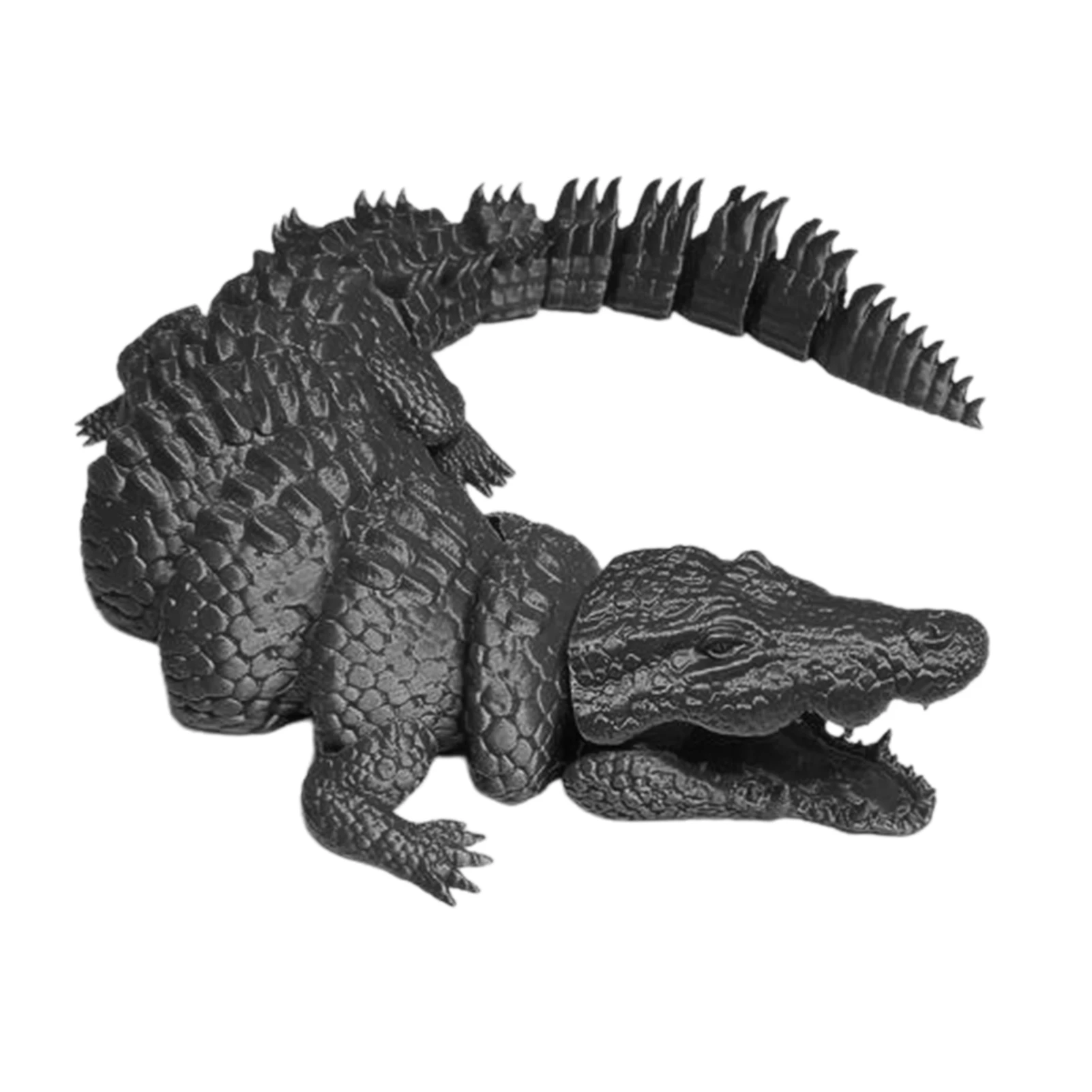 

Articulated Crocodile 3D Printed Interesting Crocodile Model Figurines Kids Educational Toy With Adjustable Shape Kids Gift Toys