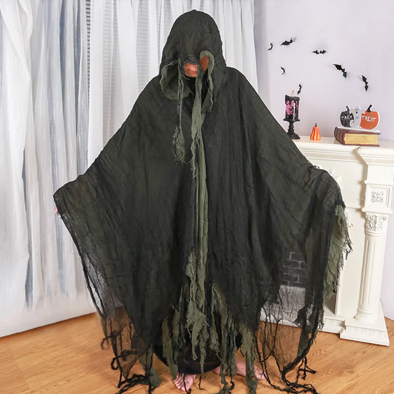 

Хэллоуинский плащ черный