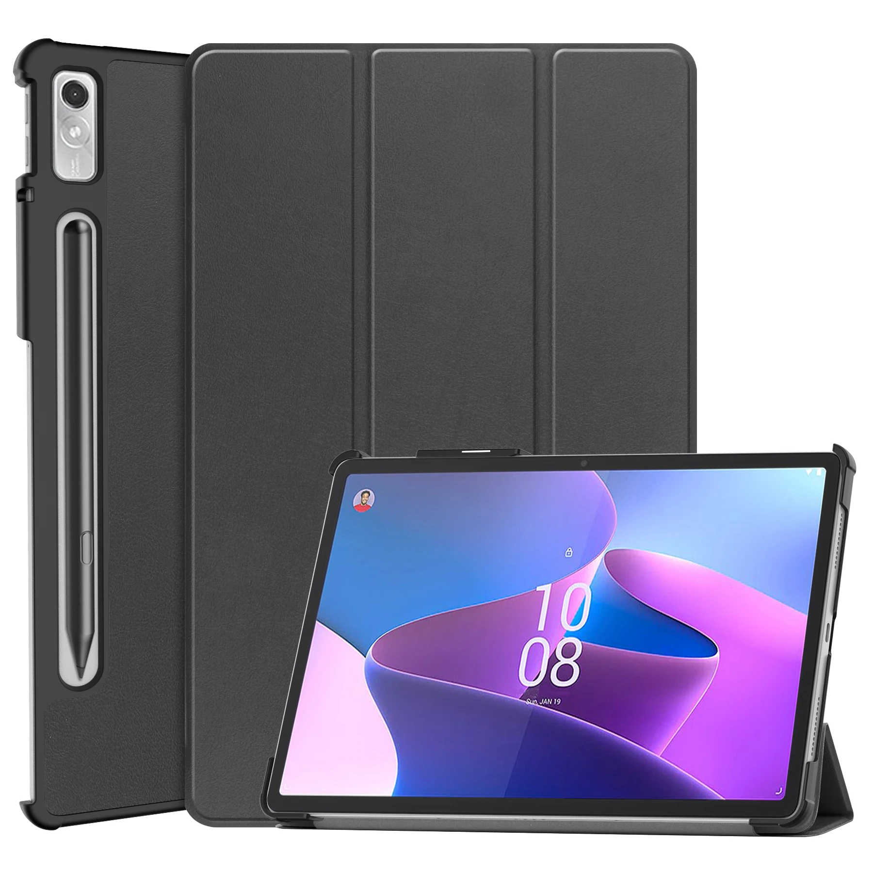 

Cover For Lenovo Tab P11 Pro Gen 2 Gen2 Case 11.2 Inch Xiaoxin Pad Pro 2022 Tri-Folding Stand Tablet Ultra Slim PU Leather Case