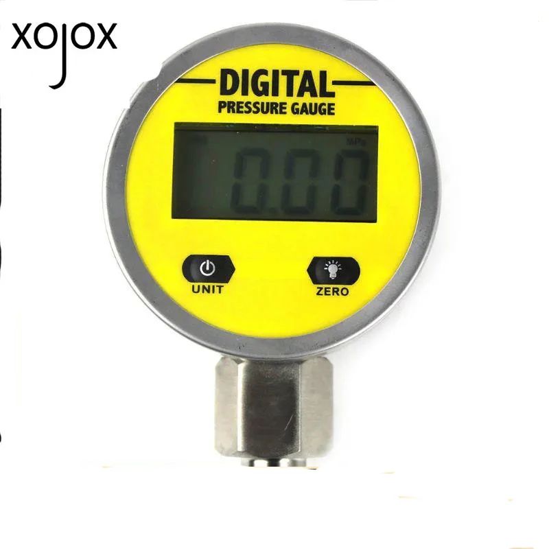 Детали экскаватора XOJOX для цифровых манометров 25mpa 3600psi W/ G1/4 Npt1/4 M10 * 1 интерфейс 1% Fs