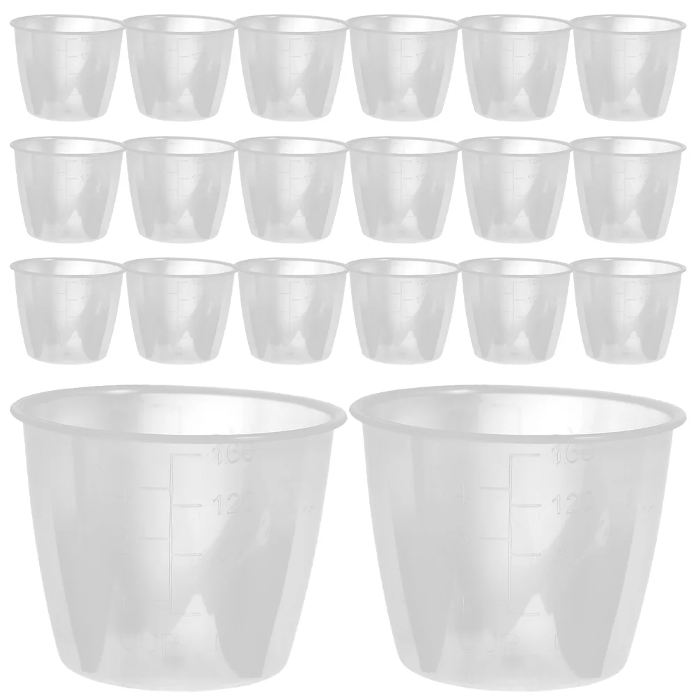 

20pcs Rice Cooker Cup Kitchen Scale Measuring Cup 160ml Measuring Cup Tool