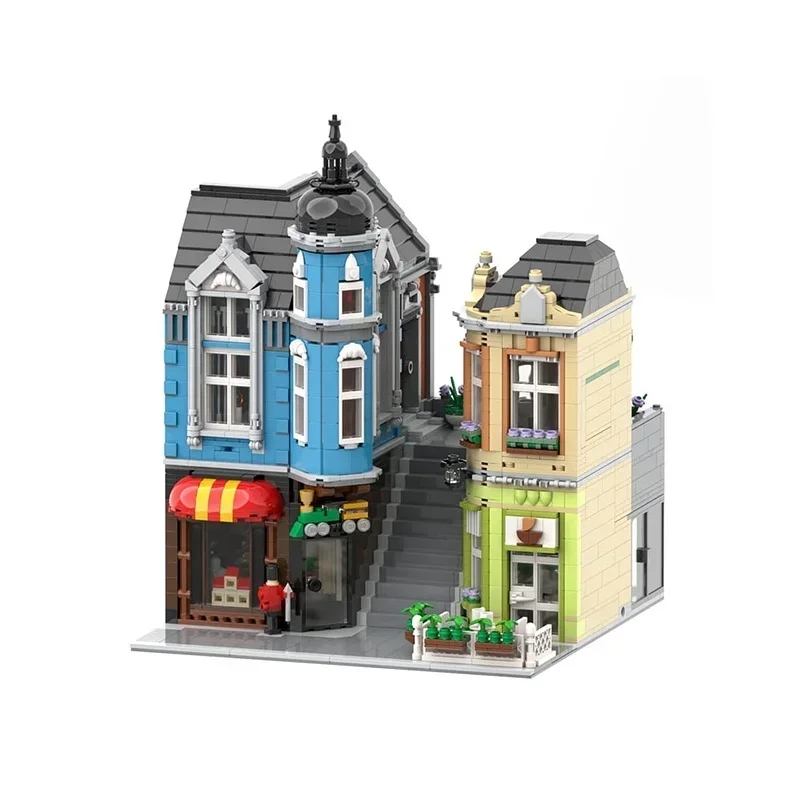3418 деталей MOC: Модульный конструктор «Городской особняк» — идеальный подарок на День рождения или фестиваль, для сборки своими руками (art.: 3920db50bceed) - 3920db50bceed