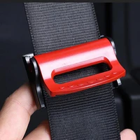 1 pair car seat belt fixing buckles clips adjustable seat belt stopper plastic buckle retainer clip auto interior accessories