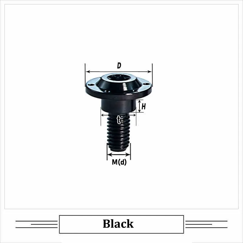 

Ступенчатый винт из титанового сплава GooBetter M6 17 мм