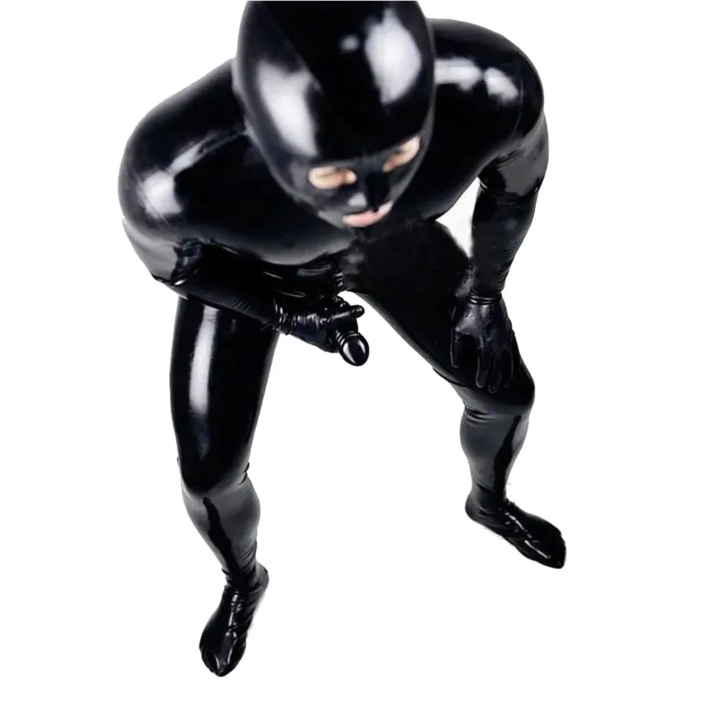 

Эротический фетиш-костюм Tooys, кожаный Фетиш-костюм из искусственного латекса, мужской резиновый комбинезон, соблазнительный облегающий костюм зентай с бриллиантами, игрушки для мужчин